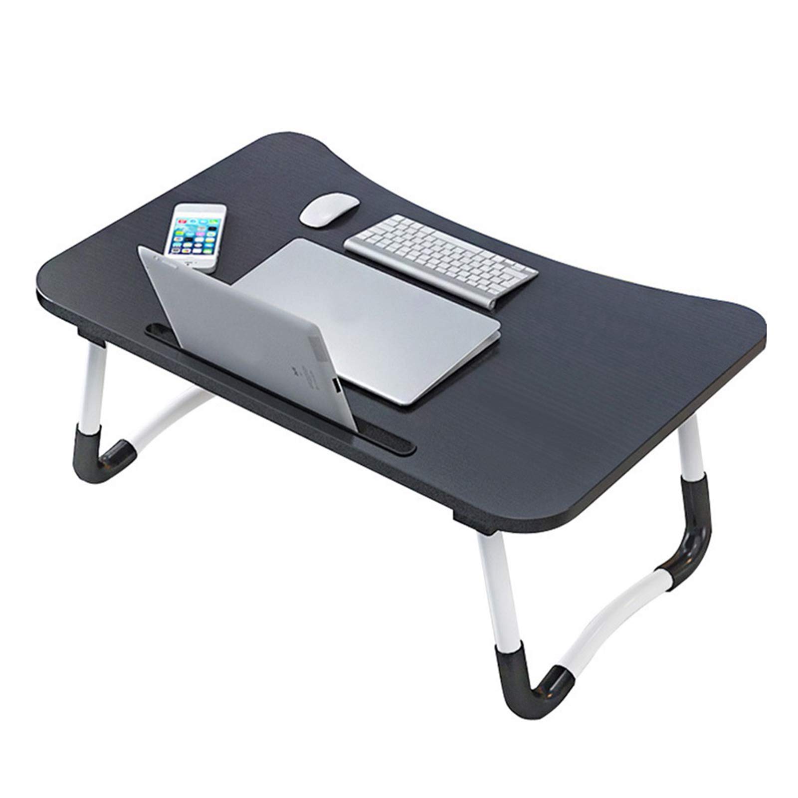 Portable Laptop Desk with Foldable Legs - Adjustable Bed Tray Table for Home Office, Reading, Watching Movies, Eating Breakfast on Bed, Couch, or Sofa - Ideal for Students, Professionals, and Gamers
