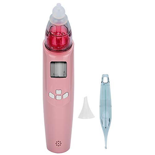 Electric Baby Nose Cleaner - Ergonomic Safe Nasal Aspirator for Newborns & Infants, Portable Small Size for Travel, Perfect New Mother Gift (Pink) - Ideal for Home Use, Nursery Care & On-the-Go Parenting