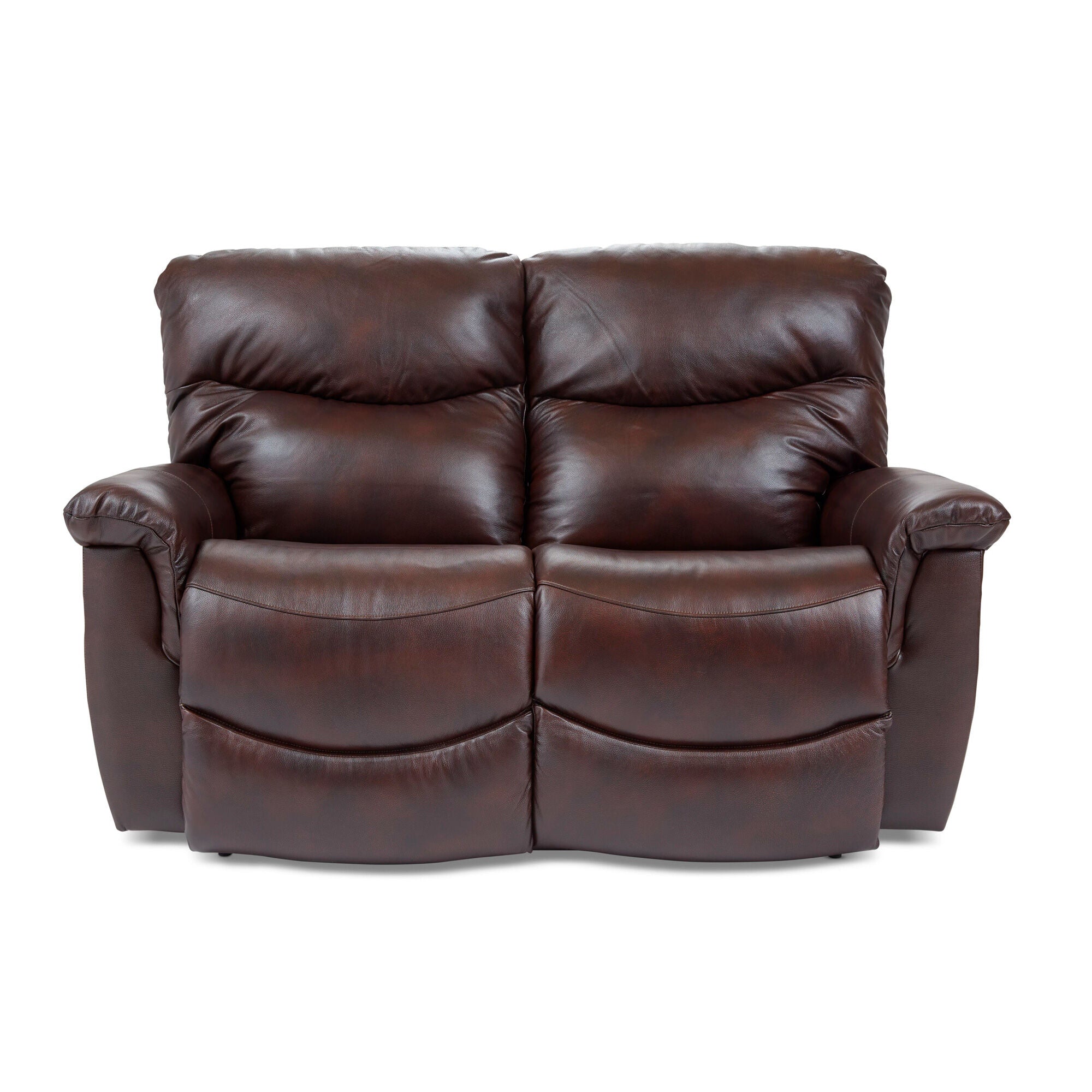 James Leather Power Plus Reclining Loveseat - Genuine Leather Electric Recliner Sofa for Living Room, Home Theater & Relaxation