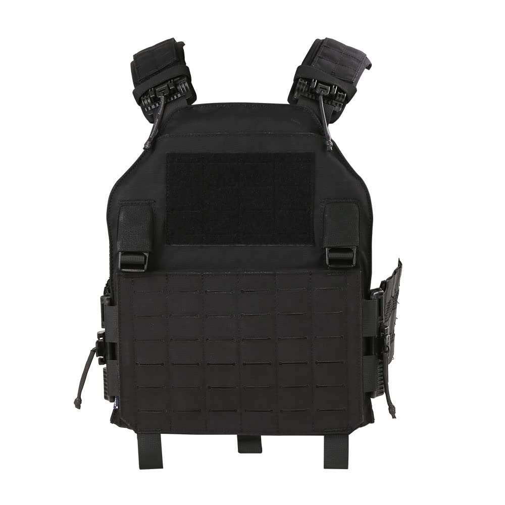 EmersonGear LAVC Assault Plate Carrier with ROC, Quick Release Tactical Military Airsoft Paintball Vest - MOLLE Expandable Design for Outdoor Training, Airsoft Battles & Tactical Missions