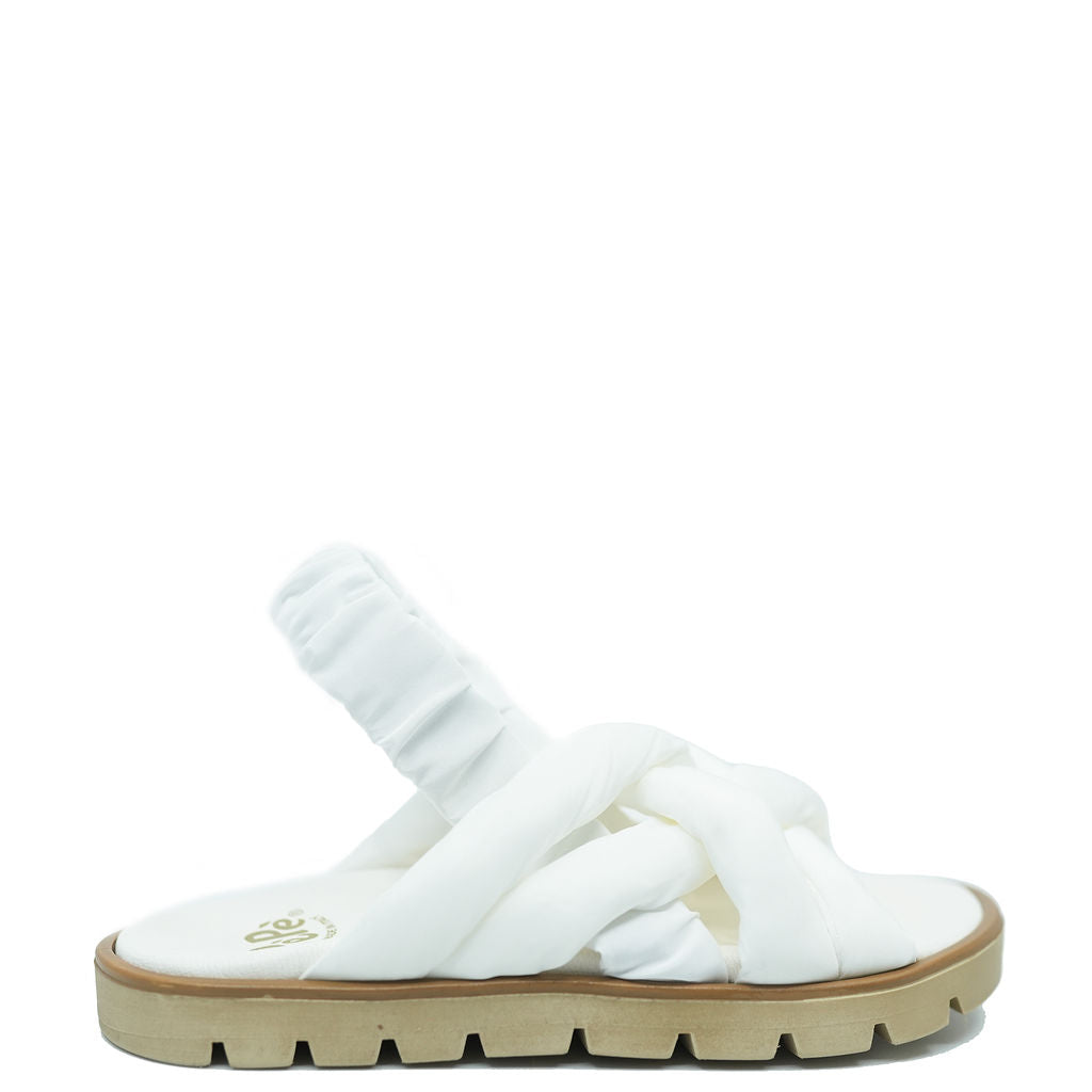 Pepe Ivory Nylon Sandals for Women - Comfortable Summer Beach Slides with Adjustable Straps | Perfect for Poolside, Vacation, and Casual Outings
