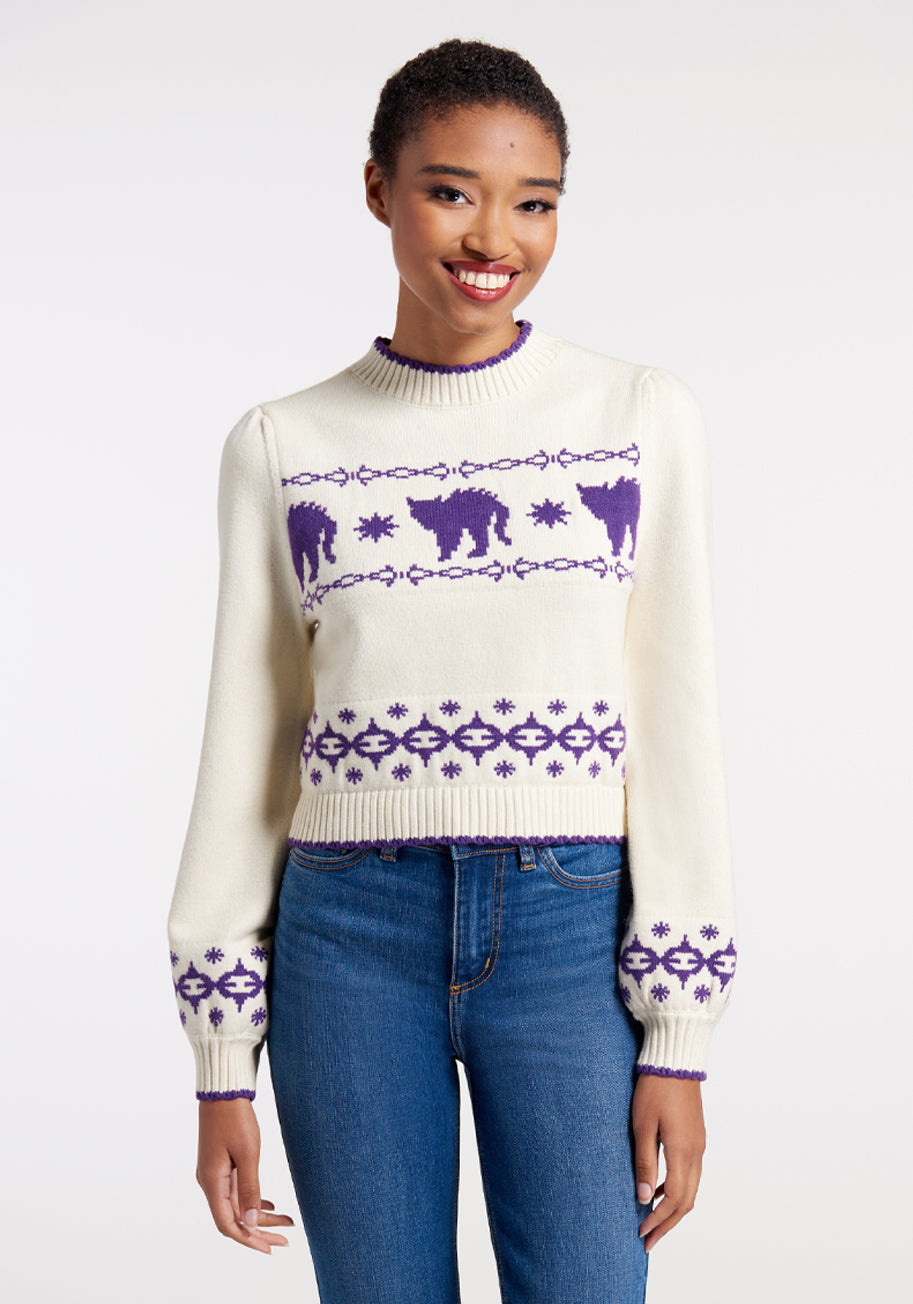 Stylish Mock Neck Sweater for Women - Cozy Winter Pullover for Casual Wear & Office Outfits