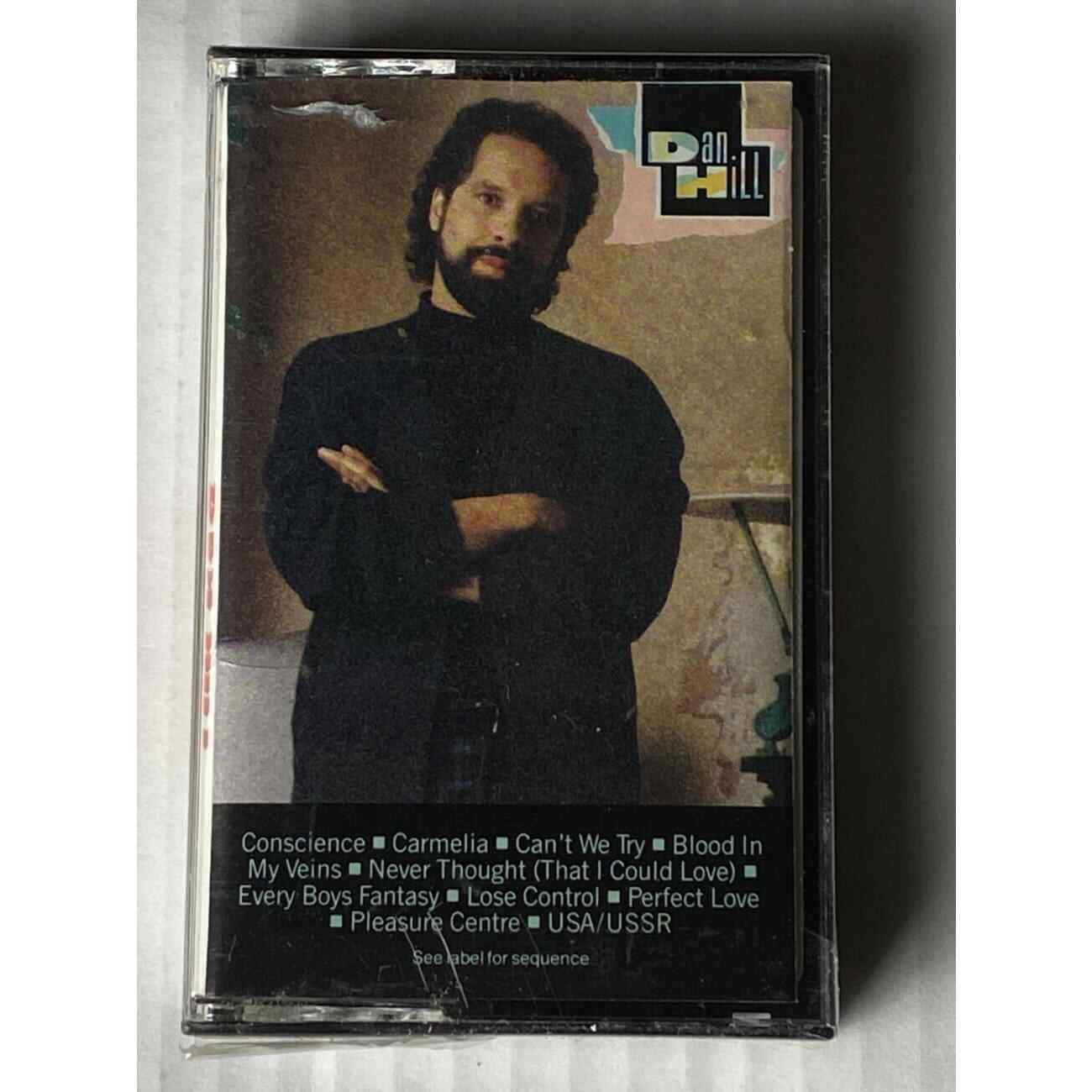 Dan Hill Self Titled 1987 Sealed Promo Cassette - Vintage Collectible Music Tape - Perfect for 80s Music Lovers & Cassette Collectors