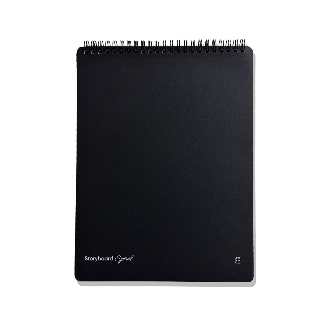 Endless Storyboard Spiral Notebook A4 Size - Black Sketchbook for Artists, Writers & Students - Perfect for Storyboarding, Note Taking & Creative Projects
