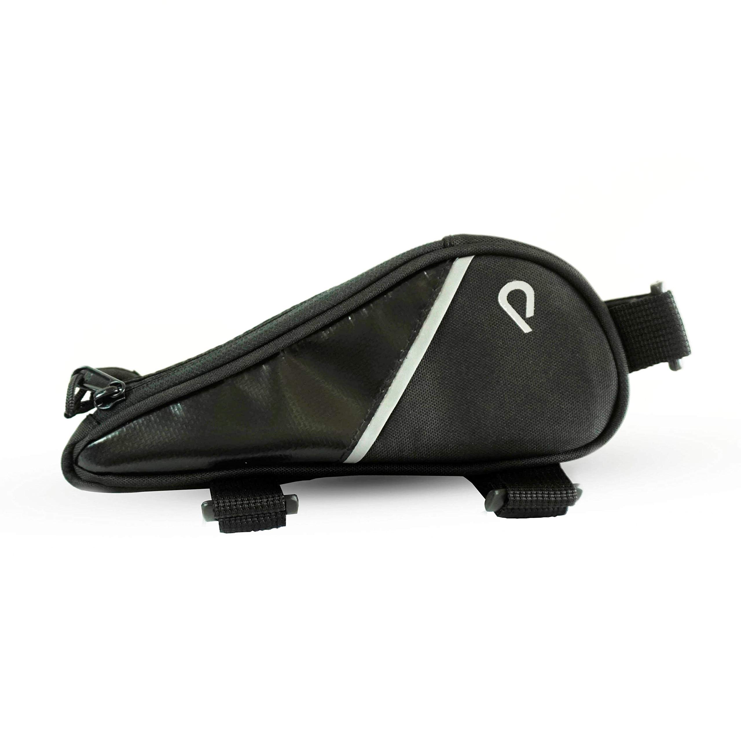 Vincita Bike Top Tube Bag - Waterproof Bicycle Frame Bag for Road, Mountain & Hybrid Bikes - Compact Cycling Storage for Phone, Keys & Snacks - Perfect for Commuting, Trail Riding & Long-Distance Cycling