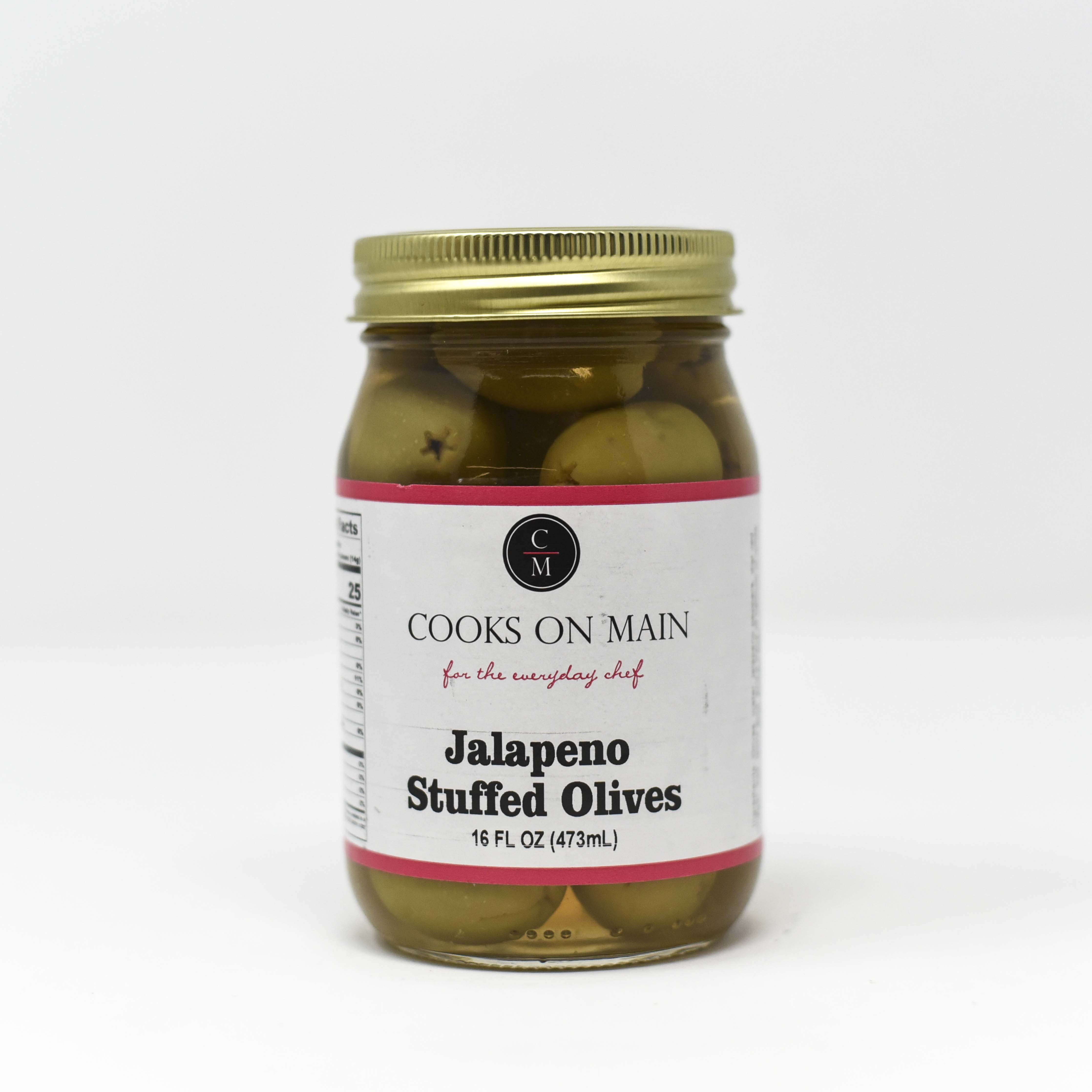 Spicy Jalapeño Stuffed Olives - Gourmet Stuffed Green Olives with Jalapeño Peppers | Perfect for Charcuterie Boards, Cocktail Garnish & Mediterranean Recipes