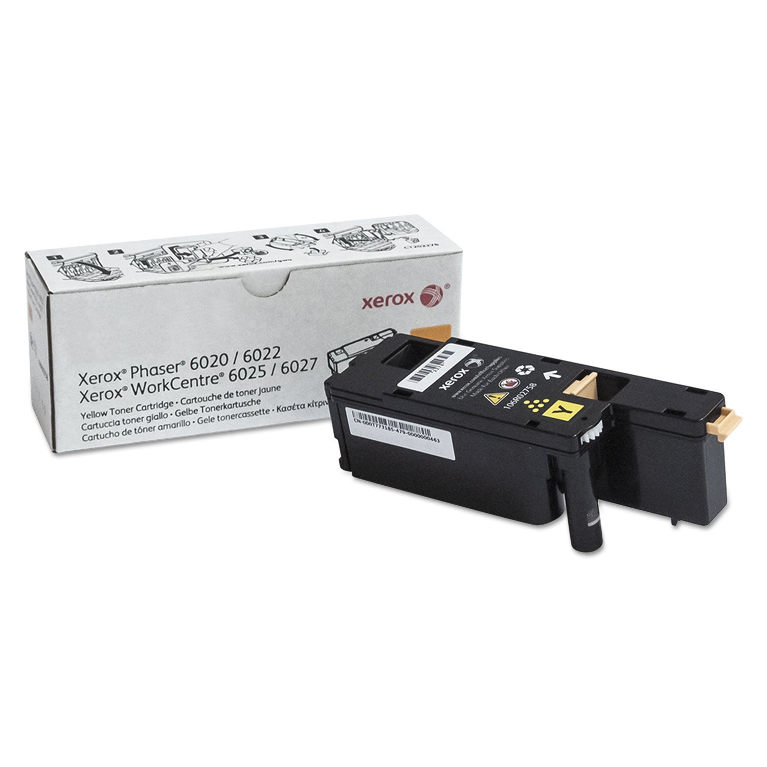 106R02758 High Yield Yellow Toner Cartridge - 1000 Page Capacity | Compatible with [Printer Models] | Ideal for Home & Office Printing