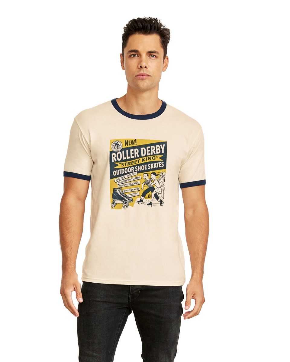 Roller Derby Classic T-Shirt for Men & Women | Vintage Style Cotton Tee | Perfect for Skating, Concerts & Casual Wear