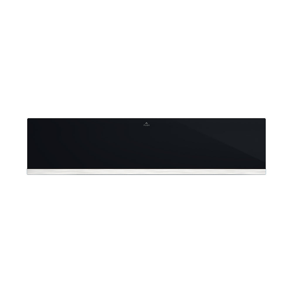Belling BDWDBK 14cm Built-in Warming Drawer - Black Glass | Keep Food Warm for Dinner Parties & Entertaining | Perfect for Kitchens & Restaurants