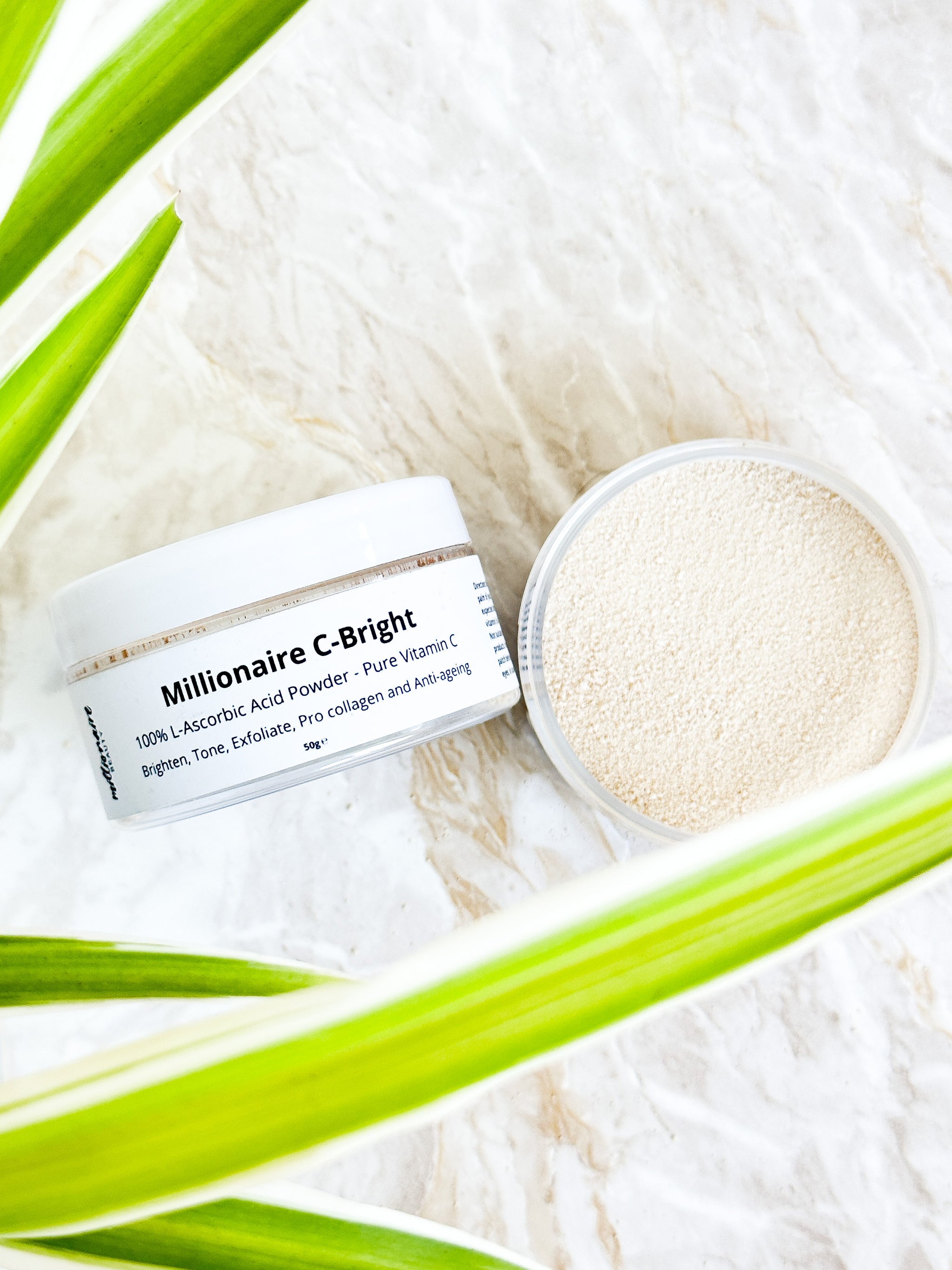 Pure Vitamin C Serum for Face - Brightening & Anti-Aging Skincare - Millionaire C Bright Formula - Perfect for Daily Skincare Routine & Nighttime Use