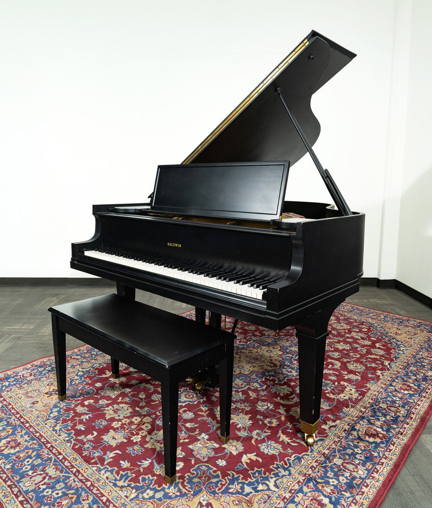 Baldwin 1920 Grand Piano in Satin Ebony Finish - Vintage Used Piano with Serial Number 67632 | Perfect for Home, Studio & Concert Hall Performances
