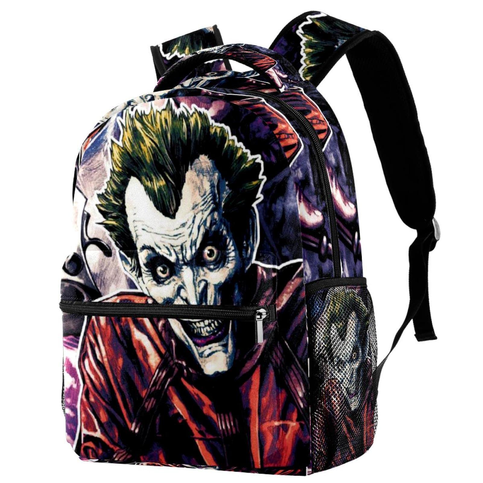 Joker Horror Backpack for School, Travel & Hiking - Unisex Design