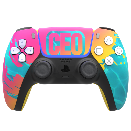 Custom PS5 Controller for Gaming Enthusiasts - Ergonomic Design, Enhanced Grip & Precision - Perfect for Competitive Gaming & Long Play Sessions