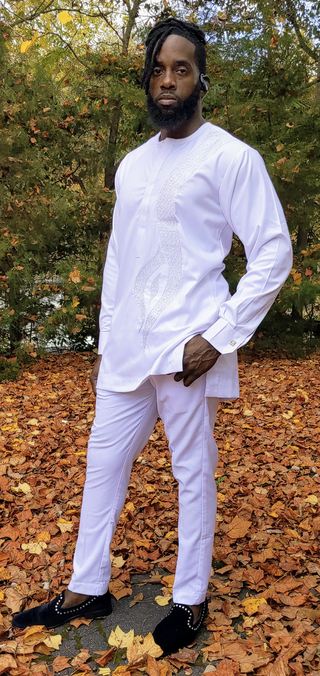 Babanla African Senator Dashiki Top and Pant Set for Men - Traditional Ankara Print Cotton Outfit DPXBLP20 | Perfect for Cultural Events, Weddings, and Festivals