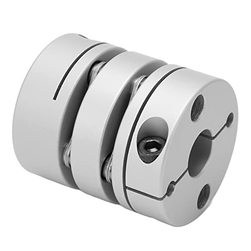 High Torque U-Shaped Clamp Tight Coupler - 21Nm Maximum Torsion, Double Diaphragm Servo Motor Coupling for CNC Machines & Industrial Automation