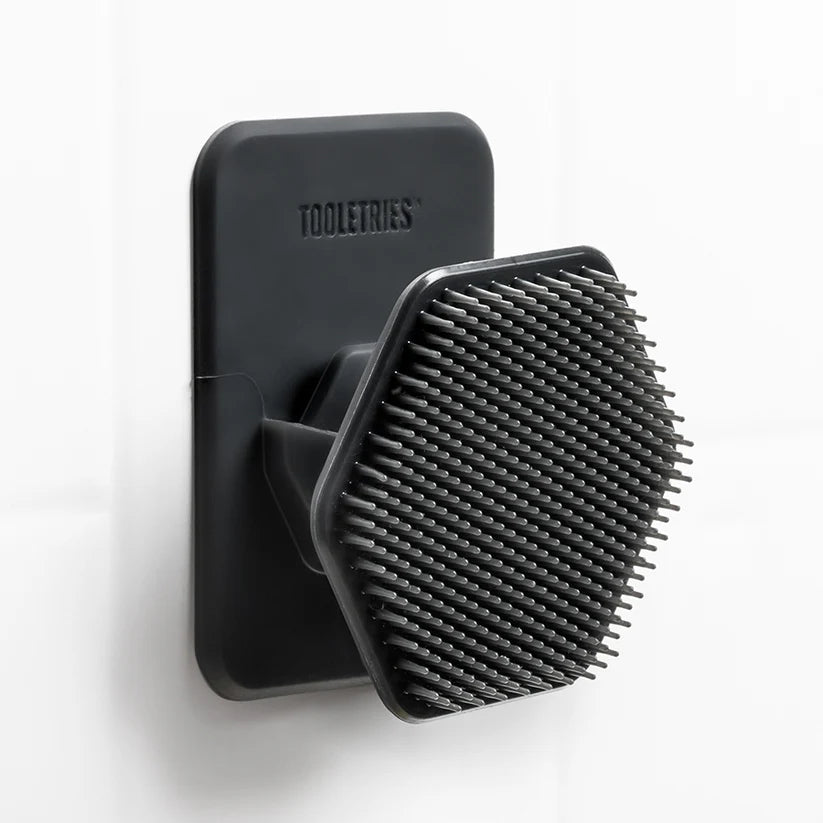 Exfoliating Face Scrubber with Holder - Gentle Facial Cleansing Brush for Deep Pore Cleaning - Perfect for Daily Skincare Routine & Travel
