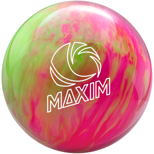 Ebonite Maxim Pink Limeade Bowling Ball | High-Performance Reactive Resin | Perfect for League Play & Tournaments | Durable & Striking Design