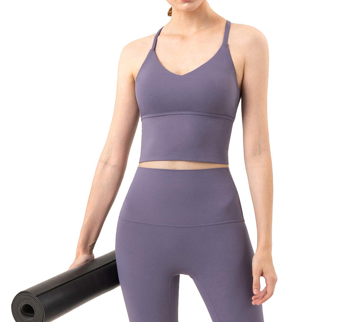 High Impact Women's Racerback Sports Bra - Breathable Workout Camisole for Gym, Running & Yoga | Activewear Tank Top for High-Intensity Exercise & Fitness Training