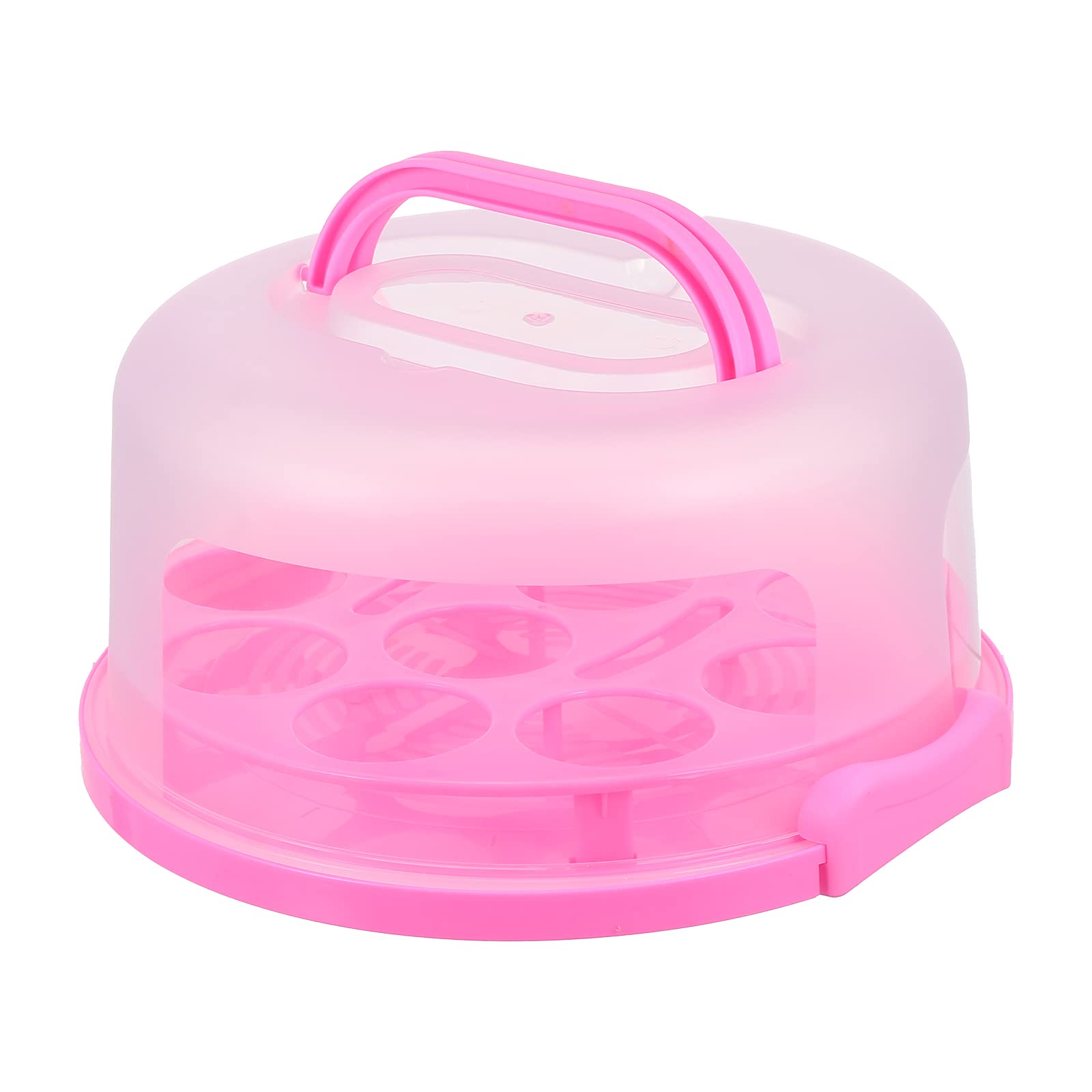 UPKOCH 1PC Handle Portable Cake Box - Reusable Baking Food Storage Container for Cakes, Desserts & Pastries - Perfect for Parties, Picnics & Gift Packaging