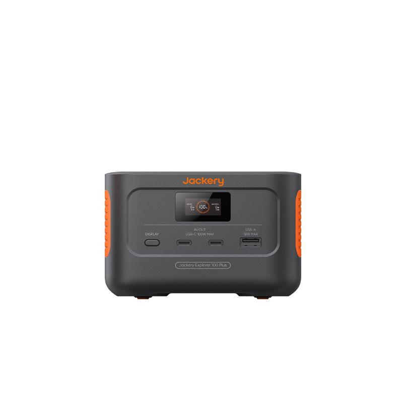 Jackery Explorer 100 Plus Portable Power Station - 240Wh Solar Generator for Camping, RV, Outdoor Adventures & Emergency Backup Power