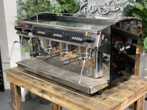 Expobar Rafael 3 Group Commercial Espresso Machine - Black | Professional Coffee Bar Equipment for Cafes, Restaurants & Home Use