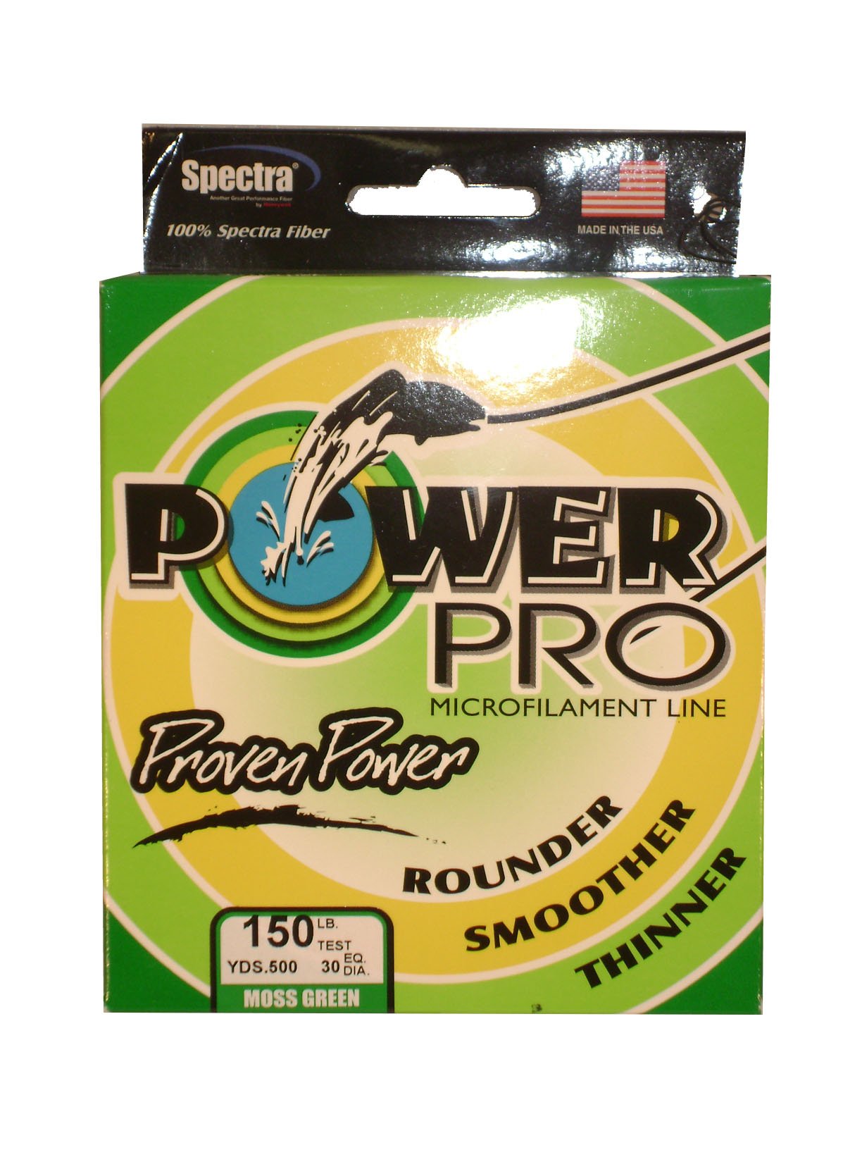 Power Pro Spectra Fiber Braided Fishing Line - High Strength, Low Visibility Saltwater & Freshwater Fishing Line for Bass, Trout, and Saltwater Game Fish | Perfect for Casting, Trolling, and Deep Sea Fishing