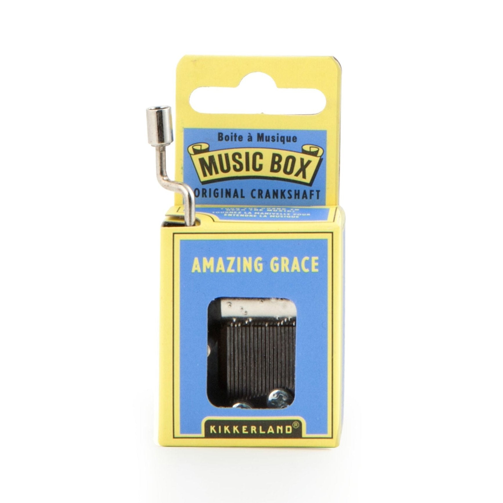 Amazing Grace Music Box - Elegant Wooden Hand-Crank Musical Gift for Weddings, Anniversaries & Home Decor
