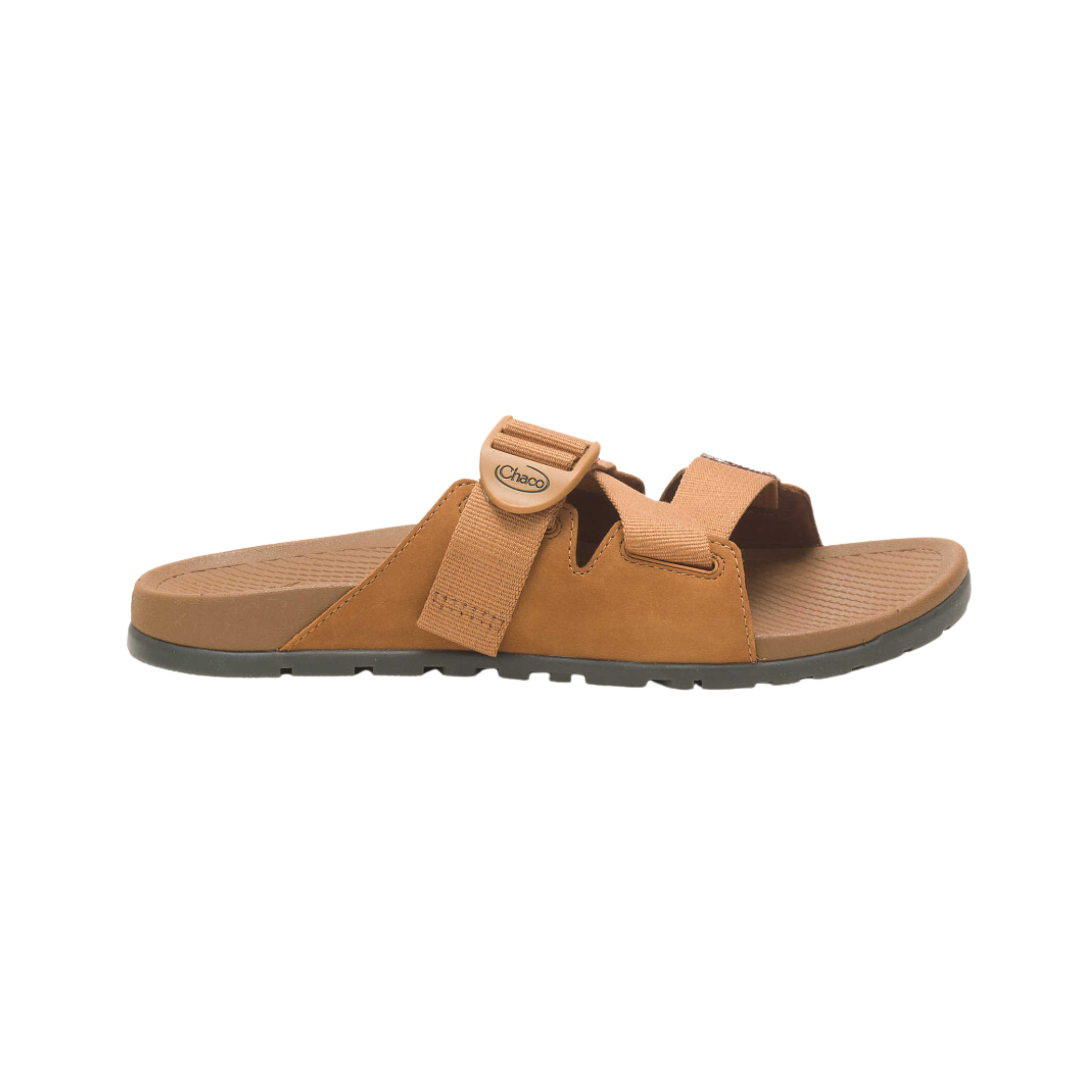 Women's Comfortable Lowdown Leather Slide Sandals - Soft Taffy Color for Casual Wear, Beach & Summer Outfits