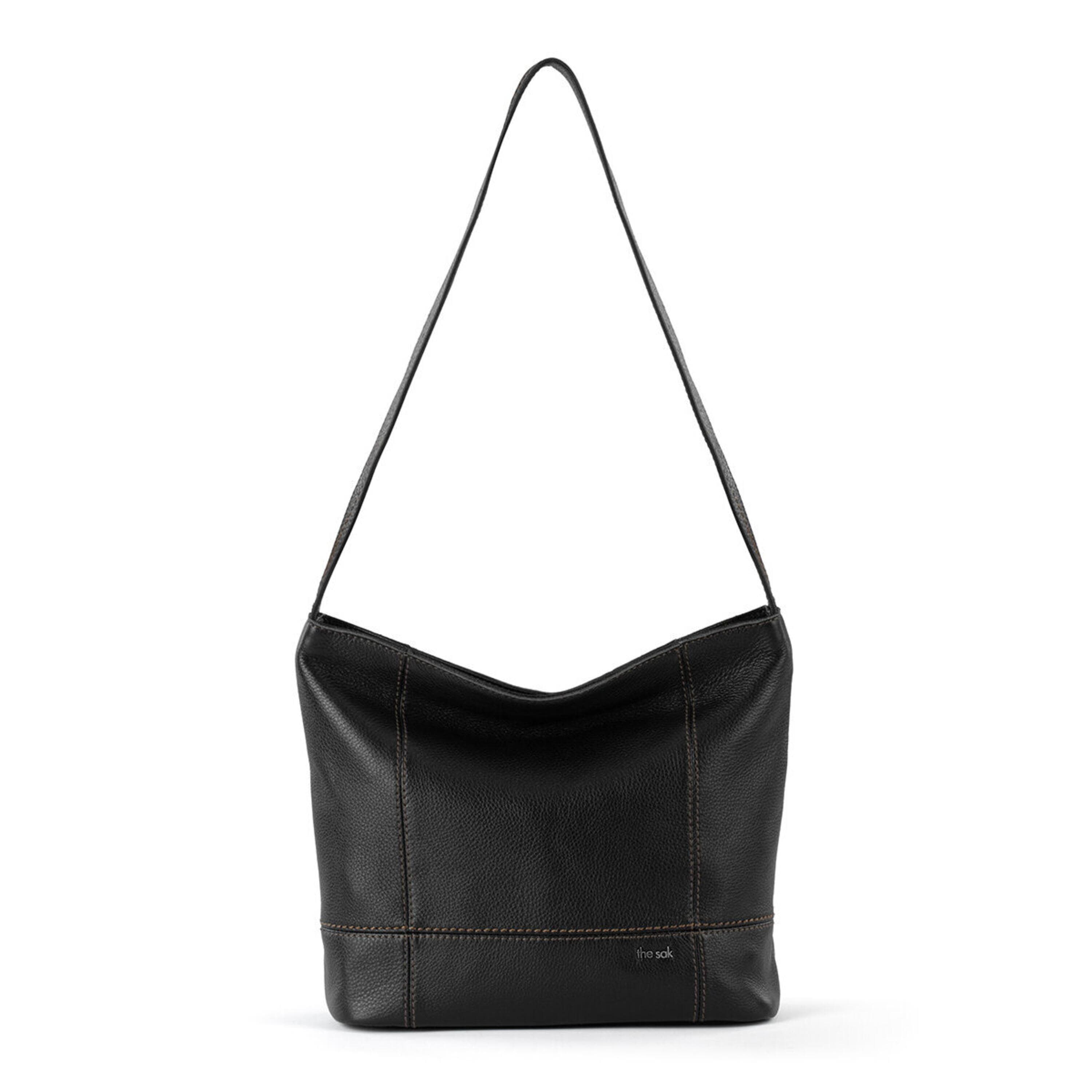De Young Genuine Leather Hobo Handbag - Stylish Black Shoulder Bag for Women | Perfect for Work, Travel & Everyday Use