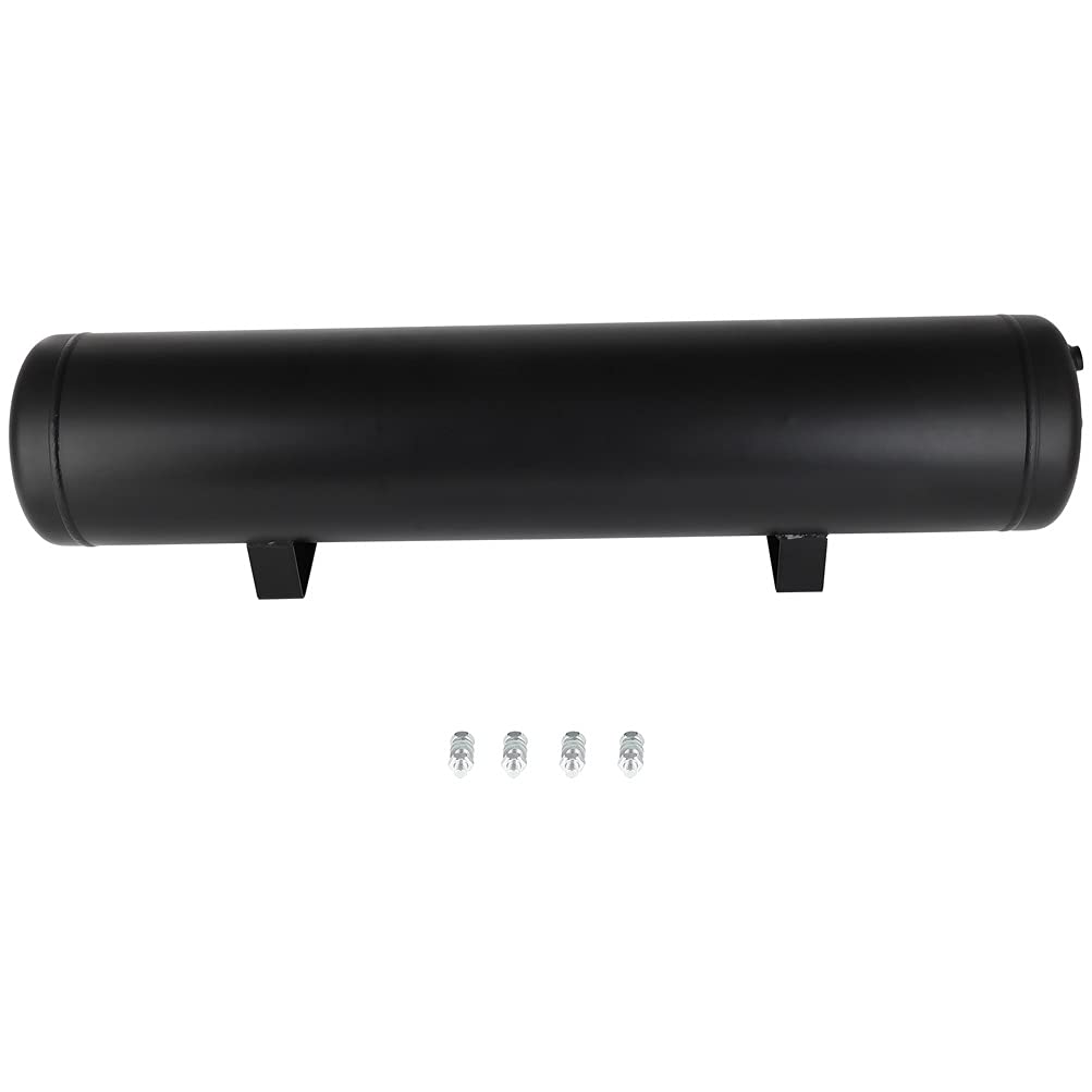 Aintier 5 Gallon 5 Port Steel Air Tank for Air Ride Suspension & Train Horns - High Pressure 200 PSI Capacity - Ideal for Car, Truck & Off-Road Vehicle Air Systems