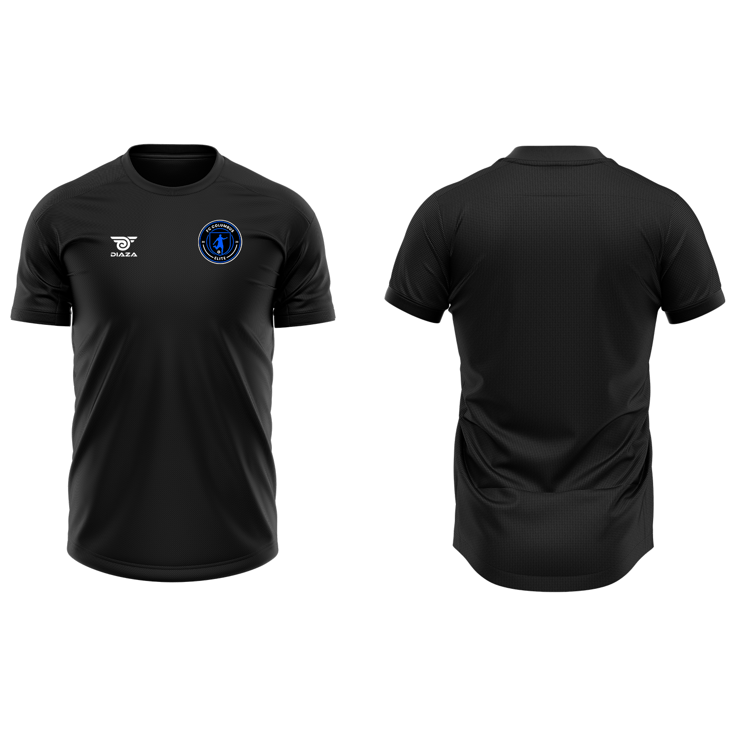 FC Columbus Dipro Performance Shirt - Black | Moisture-Wicking & Breathable for Running, Gym & Outdoor Activities