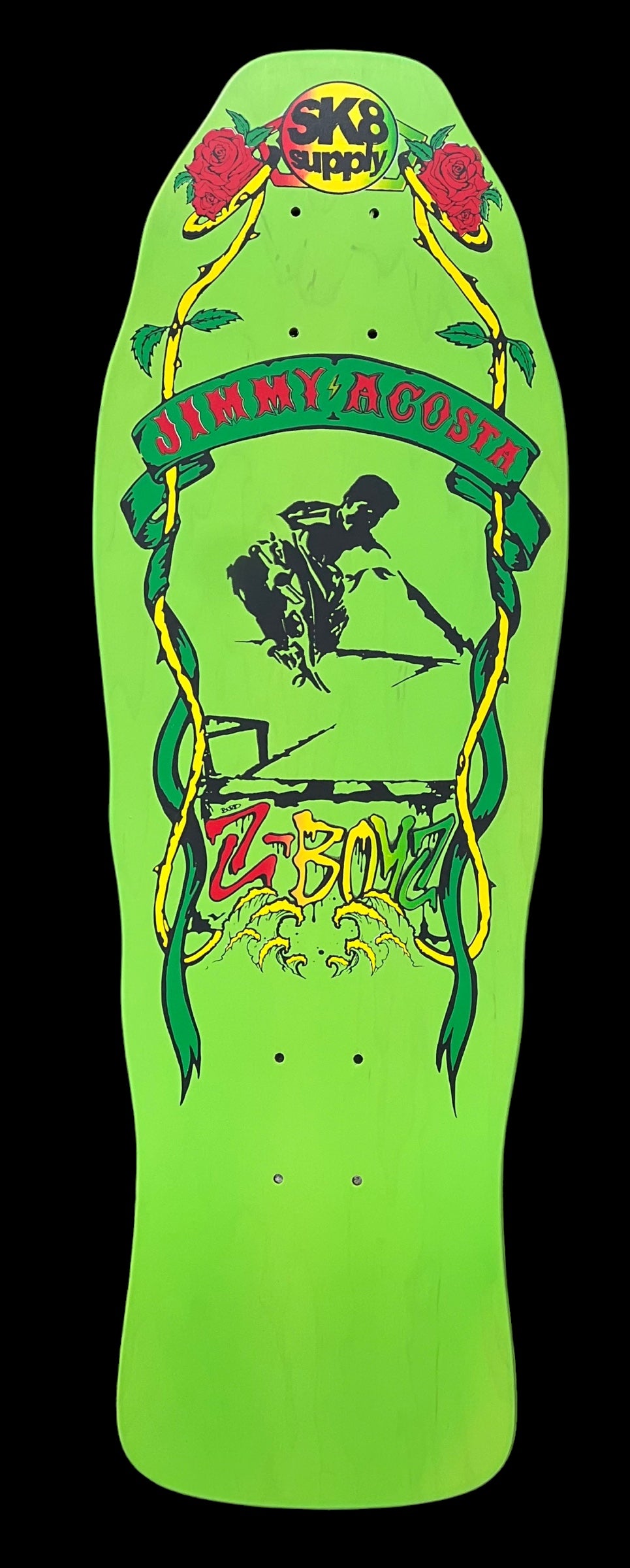 SK8supply Jimmy Acosta Professional Skateboard Deck - 8.25