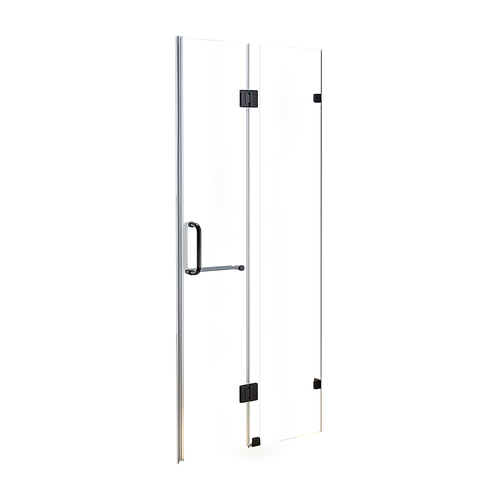10mm Frameless Shower Screen 120x200cm - Wall to Wall Bathroom Glass Enclosure by Della Francesca | Perfect for Modern Walk-in Showers and Spa Bathrooms