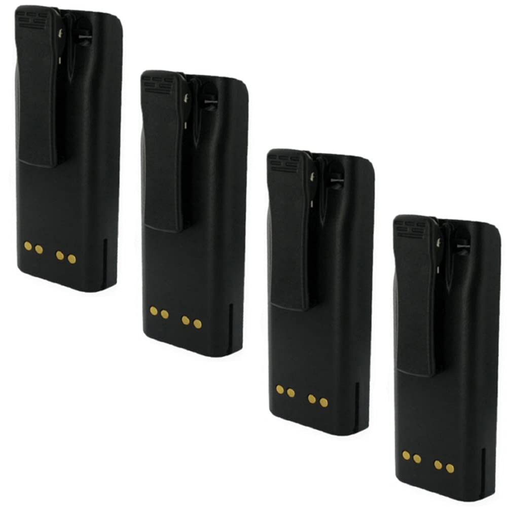 Empire 2-Way Radio Batteries - 4 Pack Ni-MH 7.5V 2000mAh Replacement Battery for Motorola MTX838 & WPNN4013 - Long Lasting Power for Walkie Talkies - Perfect for Construction, Security, and Outdoor Adventures