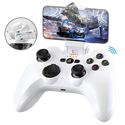 PXN 6603 MFi Certified Wireless Game Controller - Vibration Joystick Gamepad for iPhone, iPad, iPod Touch & Apple TV | Portable Gaming for Home, Travel & Multiplayer Fun