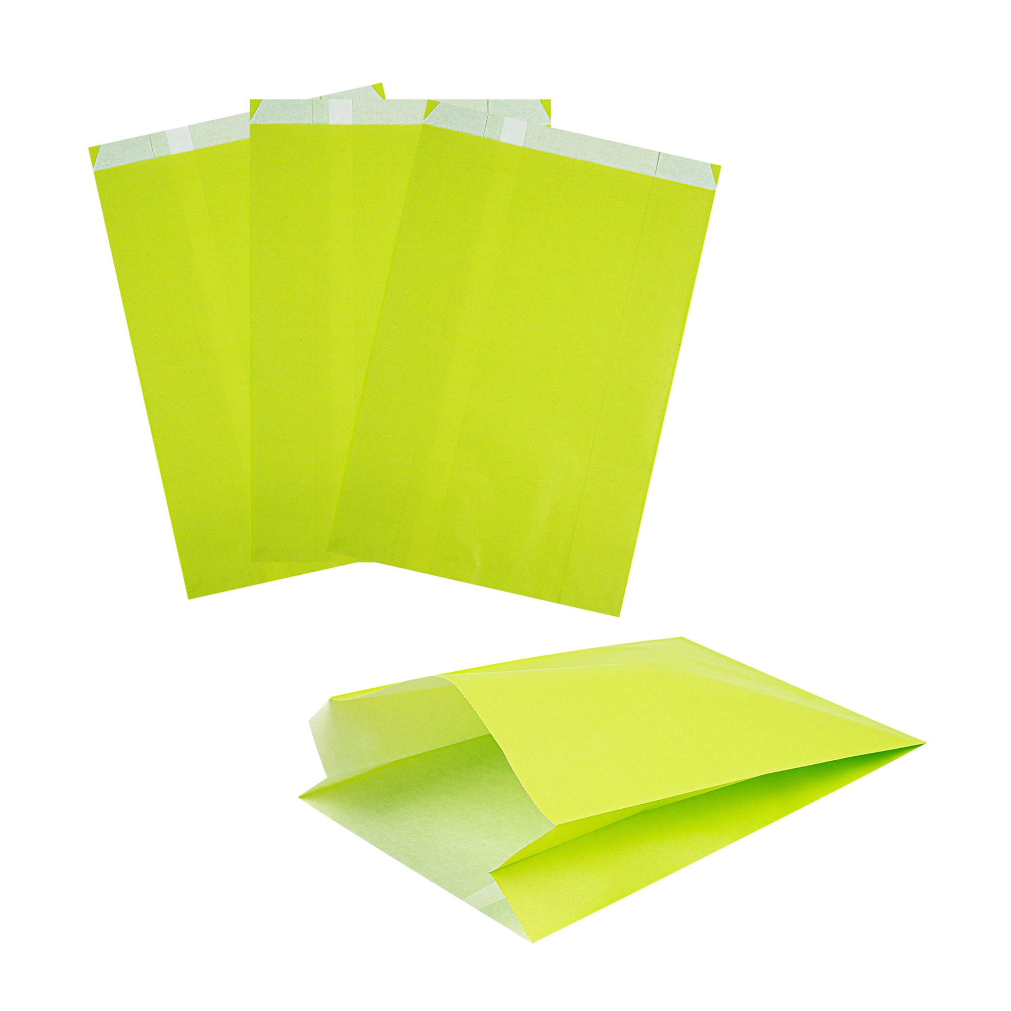 Eco-Friendly Green Paper French Fry & Snack Bags - 7