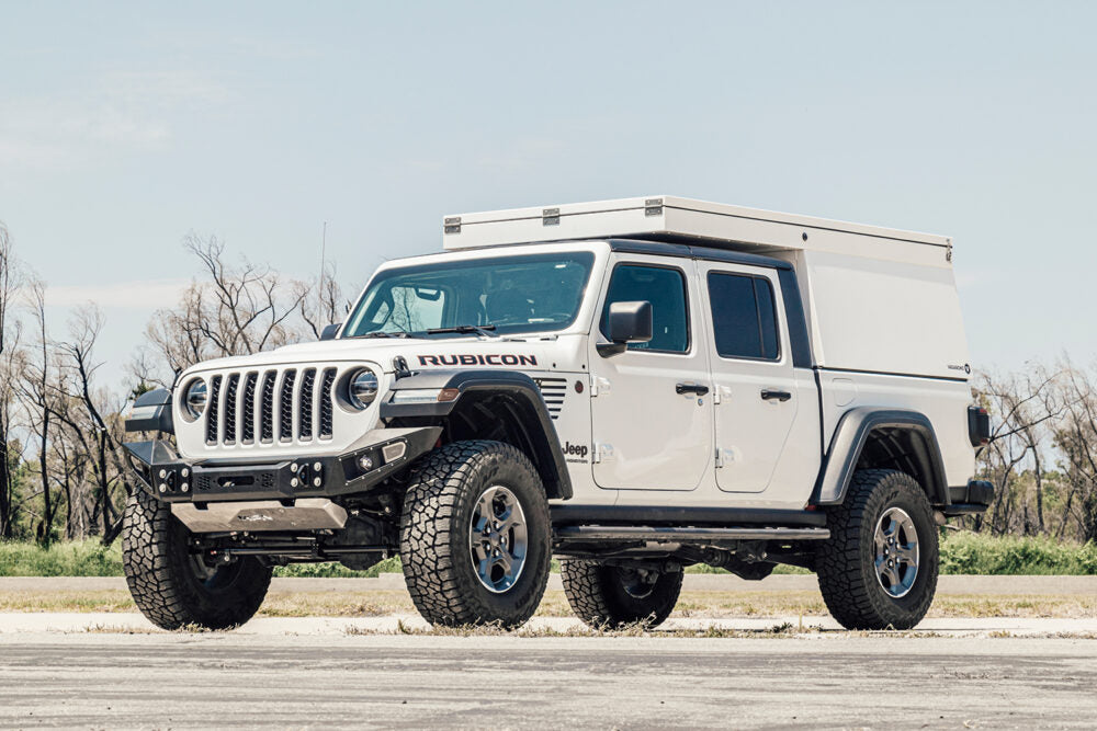 AFN Heavy Duty 4x4 Front Bumper for Jeep Wrangler JL & Gladiator JT - Off-Road Protection & Winch Ready - Perfect for Trail Riding & Rock Crawling