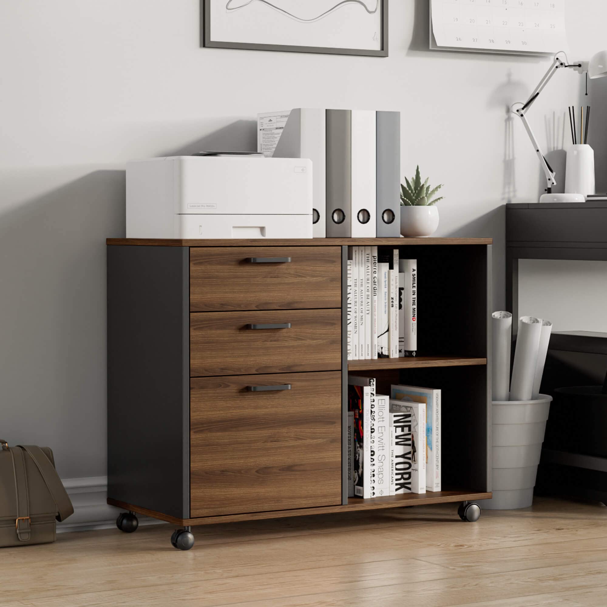 Cozy Castle 3-Drawer Vertical File Cabinet - 26.7