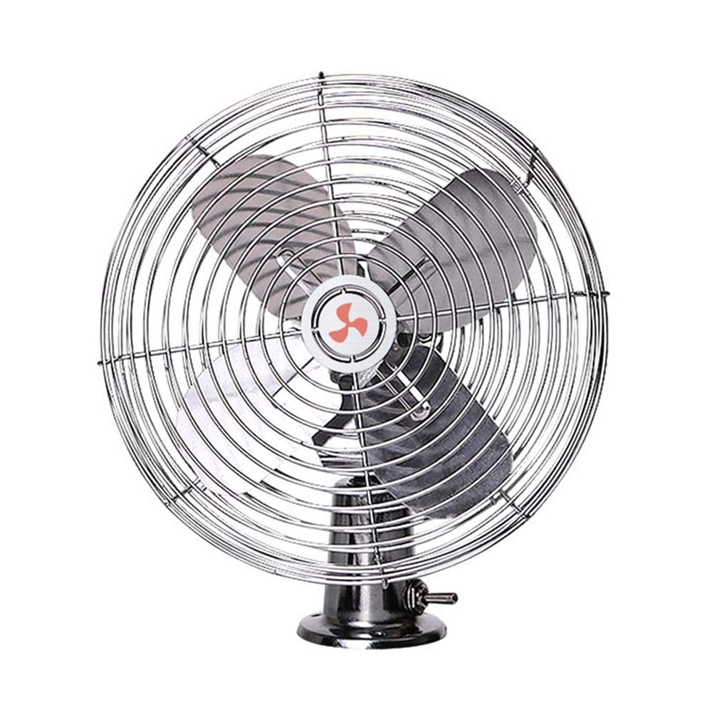 12V 24V Powerful Quiet Car Cooling Fan - Small Electric Truck Fan for Interior Cooling | Perfect for Summer Road Trips & Long Drives