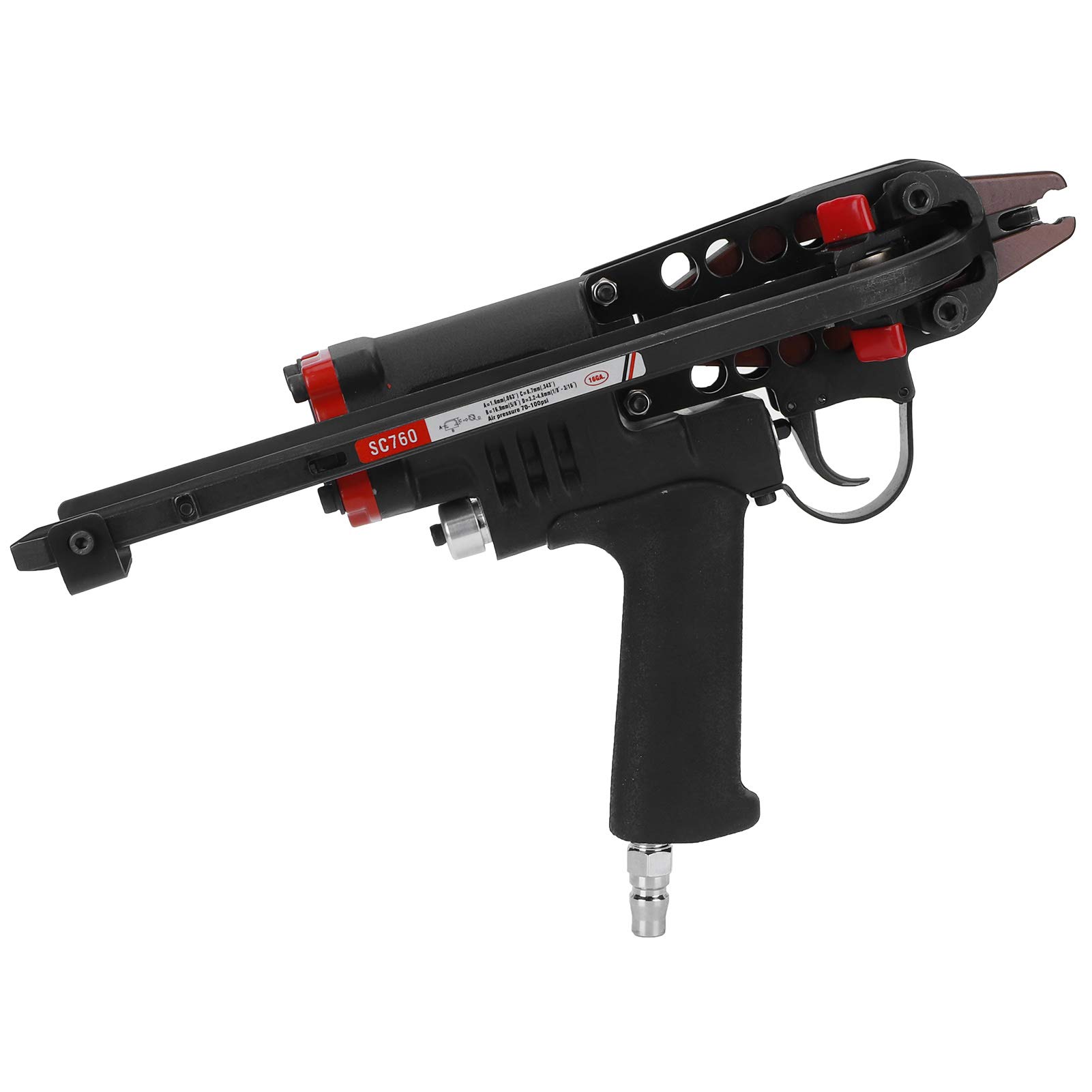 LZKW C-Type Nailer - Air Nailing Gun for Birdcage & Chicken Coop Construction, Compressed Air Cage Plier Tool with Ergonomic Design | Perfect for Poultry Farm, DIY Cage Repair & Wire Mesh Fixing