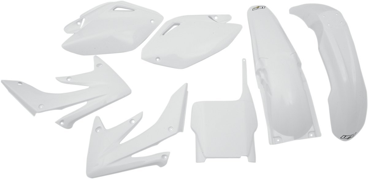 UFO HOKIT104-041 Complete Body Kit for Honda CRF250 2004-2005 - White | Durable Replacement Plastic Kit for Off-Road Motorcycle | Perfect for Motocross, Trail Riding & Racing
