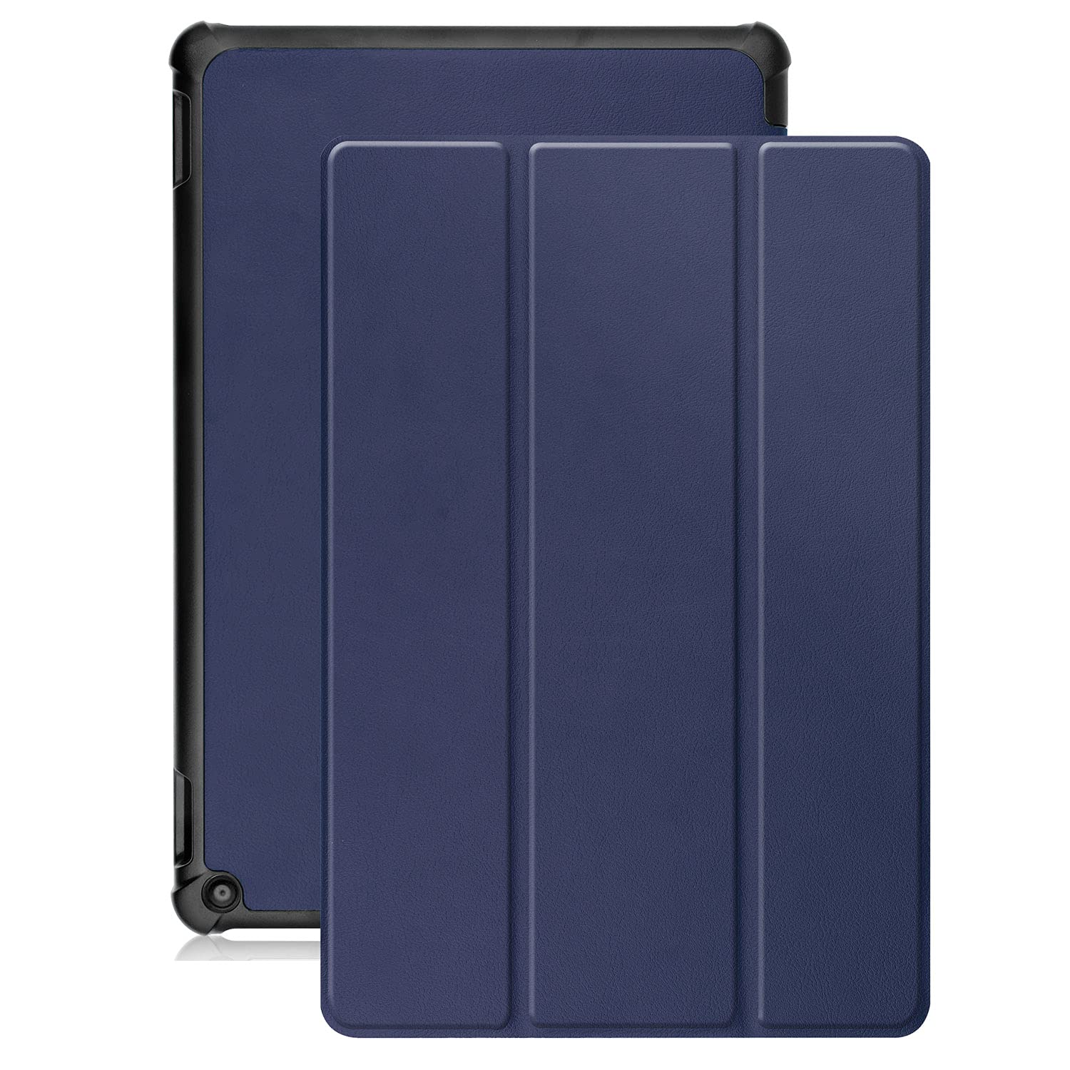 APOLL Lightweight Trifold Stand Case for Amazon Kindle Fire HD 10 & Fire HD 10 Plus Tablet (11th Gen 2021) - Auto Sleep/Wake Smart Cover for 10.1 inch Fire HD 10 Tablet - Perfect for Reading, Watching & Travel - Blue