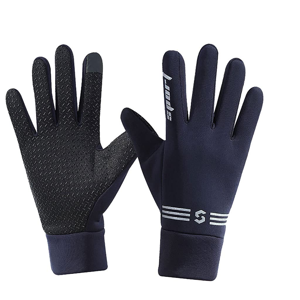 RENSLAT Men's & Women's Waterproof Touchscreen Winter Gloves - Windproof, Warm, Non-Slip Ski Gloves with Velvet Lining for Outdoor Activities (Spring/Winter) - Perfect for Skiing, Snowboarding, Cycling & Cold Weather Adventures (Color: A)