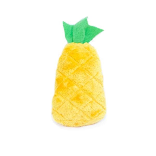 ZippyPaws NomNomz Pineapple Plush Dog Toy - Cute & Durable Chew Toy for Small & Medium Dogs - Perfect for Playtime, Training & Cuddling