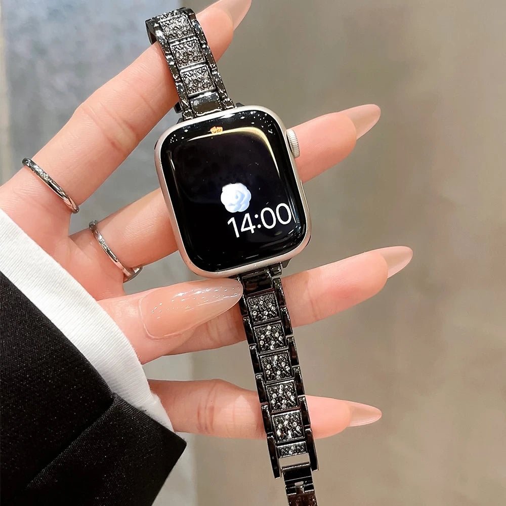 EleganteSync Stylish Apple Watch Band for Women - Fashionable & Comfortable Replacement Strap for Workouts, Office & Everyday Wear