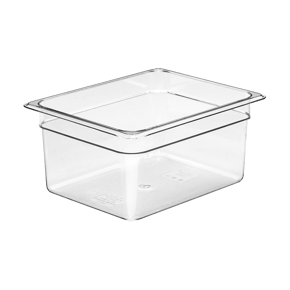 Cambro 26CW135 Camwear 1/2 Size Clear 6