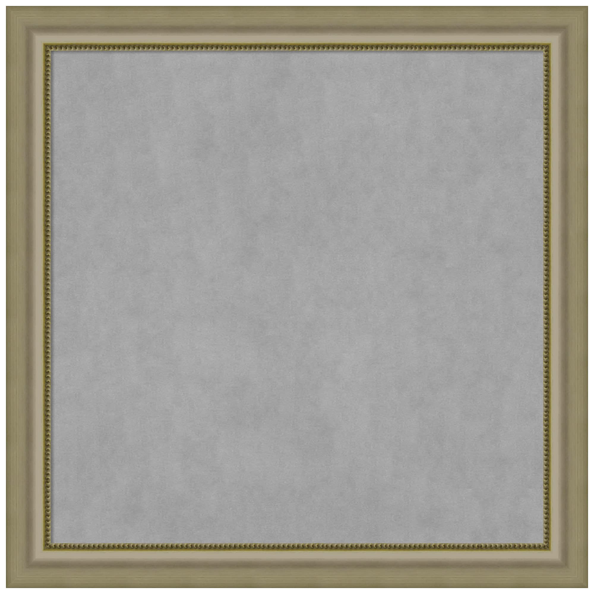 Vegas Silver Custom Framed Magnetic Board 35x35 Inches - Wall Mount Dry Erase Whiteboard for Office & Home Organization - Magnetic Memo Board with Aluminum Frame - Perfect for Kitchen, Classroom, or Office Memo Display