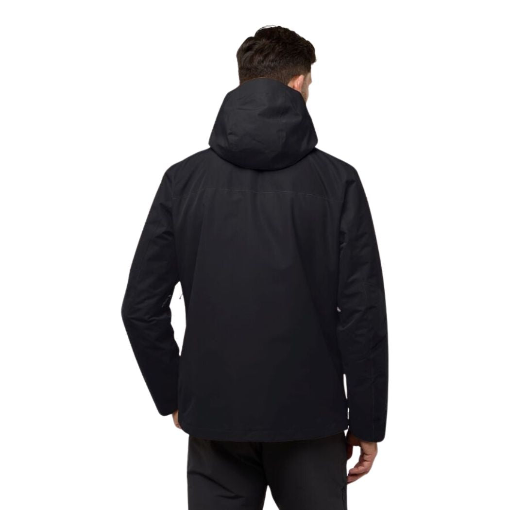 Jack Wolfskin Jasper 3-in-1 Men's Waterproof Jacket - Lightweight Windproof Outdoor Coat for Hiking, Camping & Travel