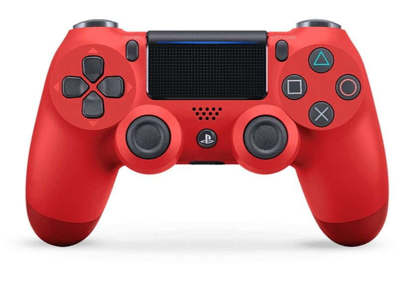 PlayStation 4 DualShock 4 Wireless Controller - Magma Red (CUH-ZCT2) | Official Sony PS4 Gamepad for Gaming, Streaming & Entertainment | Perfect for Multiplayer, Action & Sports Games