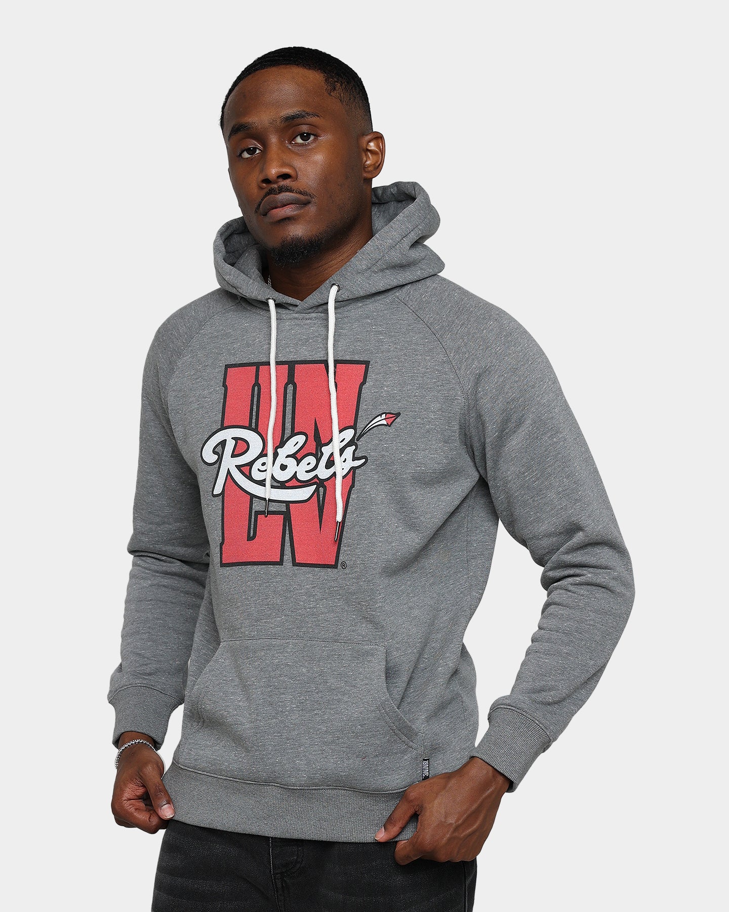 19Nine UNLV Rebels Hoodie - Grey | Men's & Women's Pullover Sweatshirt for College Fans & Game Day Outfits